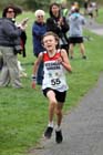 No 55 finishing the youngsters race at the Prudhoe Miners Race.